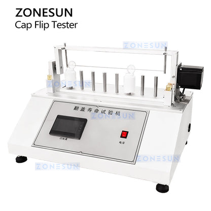 ZONESUN ZS-DTBT1 Automatic Flip Cap Life Test Machine for Cosmetics & Bottles