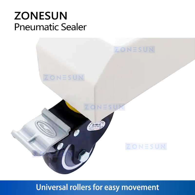 Zonesun ZS‑QLF700A Pneumatic Vertical Band Sealer with Conveyor