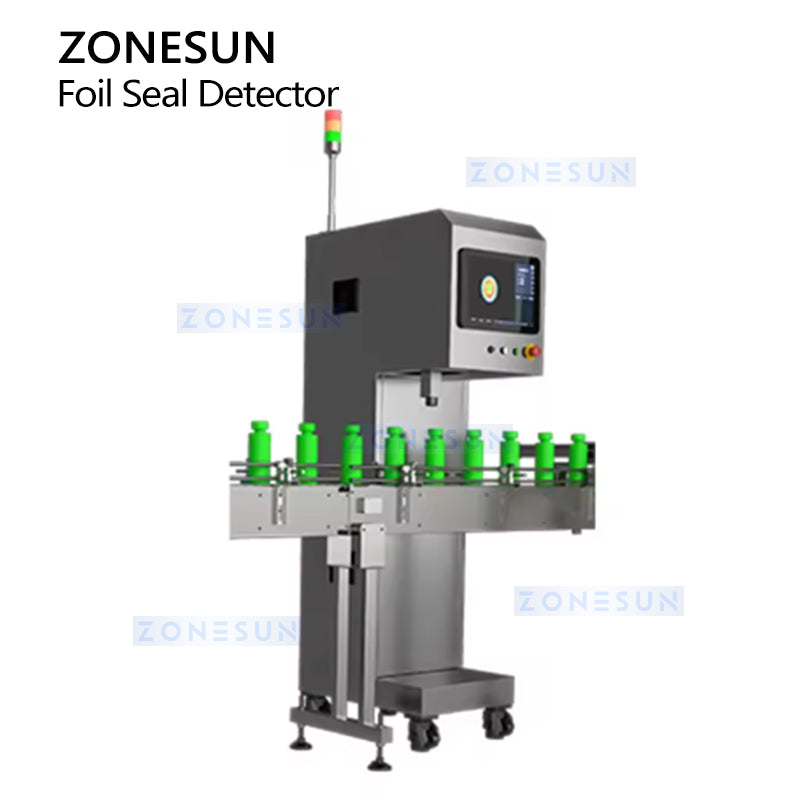 ZONESUN ZS-FKC15 Aluminum Foil Seal Inspection Machine for Bottles Lids