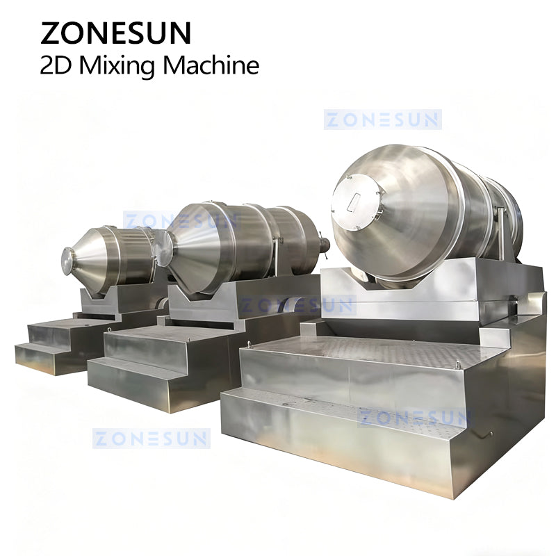 ZONESUN ZS-HM100 Double-cone Chamber Mixer for Dry Powders and Granules