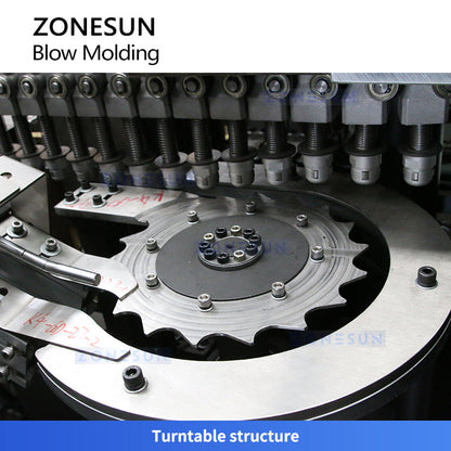 ZONESUN ZS-SBM2A Automatic 2-Cavity PET Bottle Blow Molding Machine with UV Heating