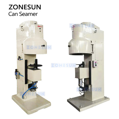 Zonesun ZS-CS1 Semi‑Automatic Can Seamer for Cylindrical Cans