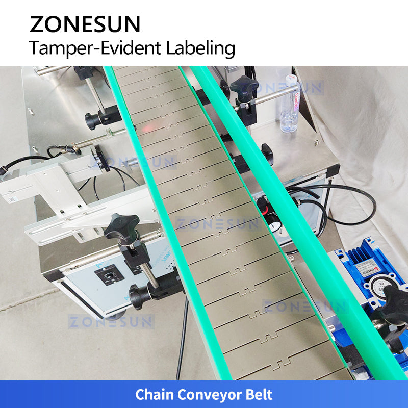 ZONESUN ZS-TB822Q Automatic Three-Side Bucket Labeler with Tamper-Evident