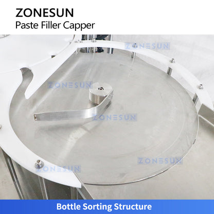Zonesun ZS-AFC44 Automatic Airless Pump Bottle Filling and Capping Machine