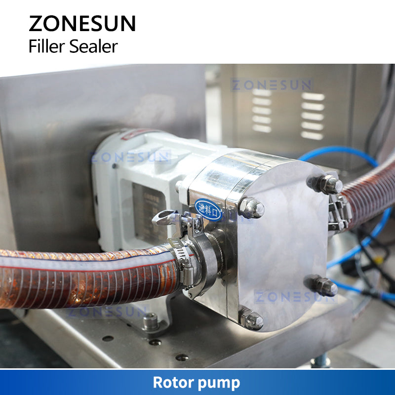 Zonesun ZS‑S100RP Automatic VFFS Bagger with Feeding Pump for Sauces