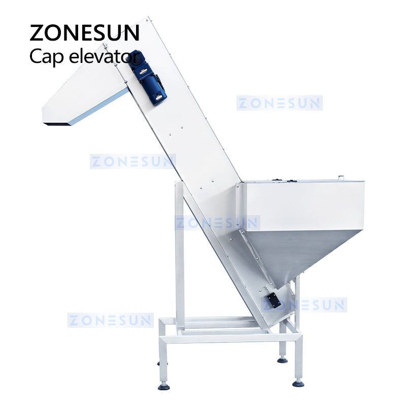 Zonesun ZS‑SLJ5 Automatic Cap Elevator for Capping Machine Integration