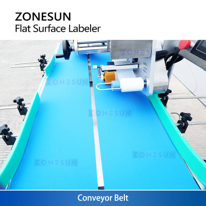 ZONESUN Automatic High-Speed Dual-Head Flat Surface Labeling Machine with Paging Feeder (ZS-TB160P2)