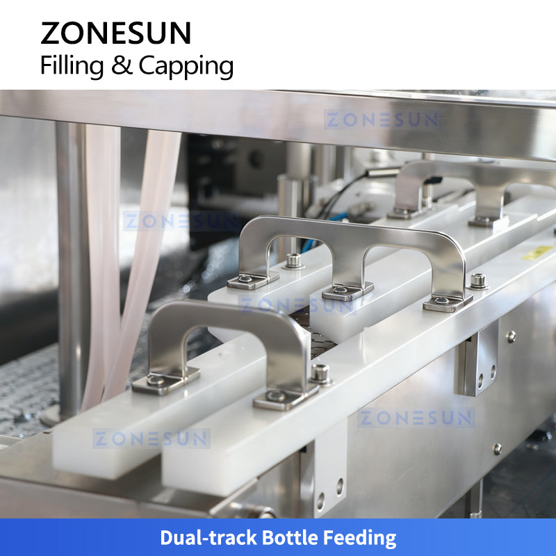 ZONESUN ZS-AFC50 Automatic Dropper Bottle Serums Liquid Filling and Capping Machine Monoblock