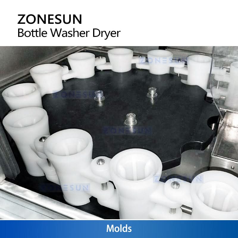 ZONESUN ZS-WB17 Automatic Bottle Washing & Drying Machine (48-Head High-Speed Bottle Cleaner)