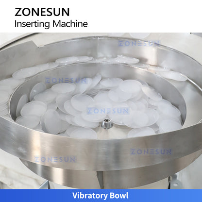 Zonesun ZS‑WIM04 Automatische Maschine zum Einlegen von Innendeckeln für Gläser