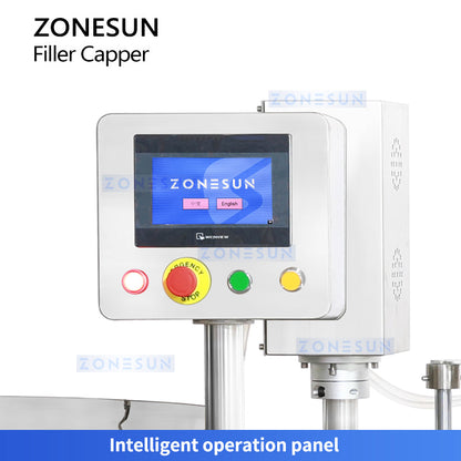 Zonesun ZS-AFC32Z Automatic Glue Bottle Filling Capping Machine for Pointed Caps