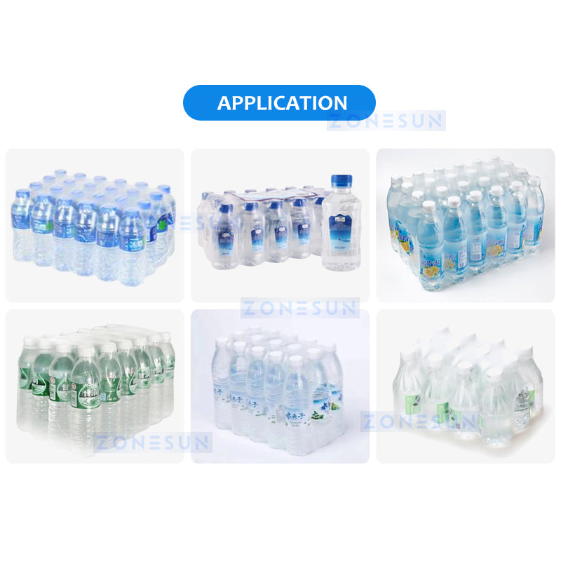 ZONESUN ZS-SPL7 Automatic PE Film Heat Shrink Machine Bottled Shrink Wrapper