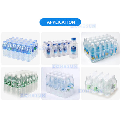 ZONESUN ZS-SPL7 Automatic PE Film Heat Shrink Machine Bottled Shrink Wrapper