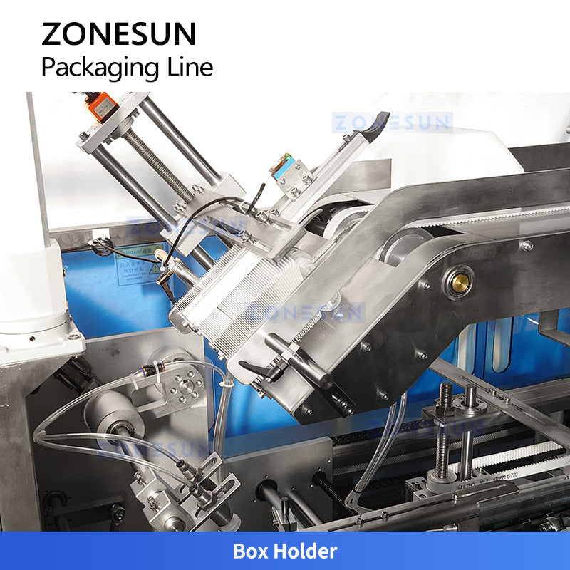 ZONESUN ZS-AFCL8 Automatic Roll-on Bottle Filling Capping Cartoning Equipment