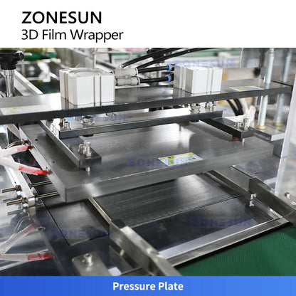 ZONESUN ZS-TD400 Automatic 3D Cellophane Wrapping Machine for Cosmetics and Boxes