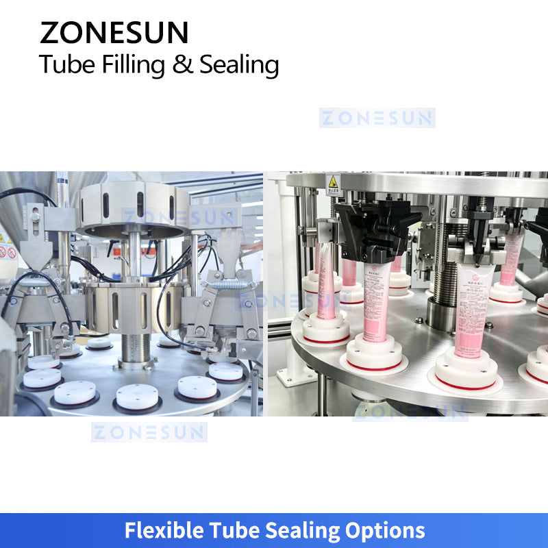 ZONESUN ZS-FS60A Cream Ointment Aluminum and Plastic Tube Filling Machine