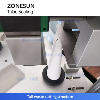 ZONESUN ZS-FS005U Semi-Automatic Ultrasonic Cosmetic Tube Sealing Machine Plastic Tube Sealer
