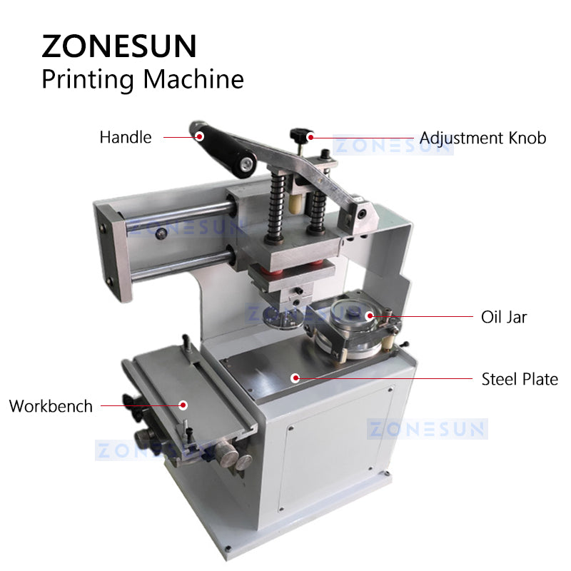 Zonesun ZS‑SYY1 Manual Pad Printer for Precise and Versatile