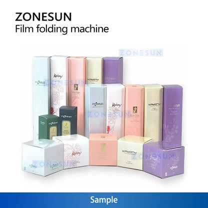 Zonesun ZS‑A3DP1 2‑Side Cellophane Box Wrapping & Heat Sealing Machine
