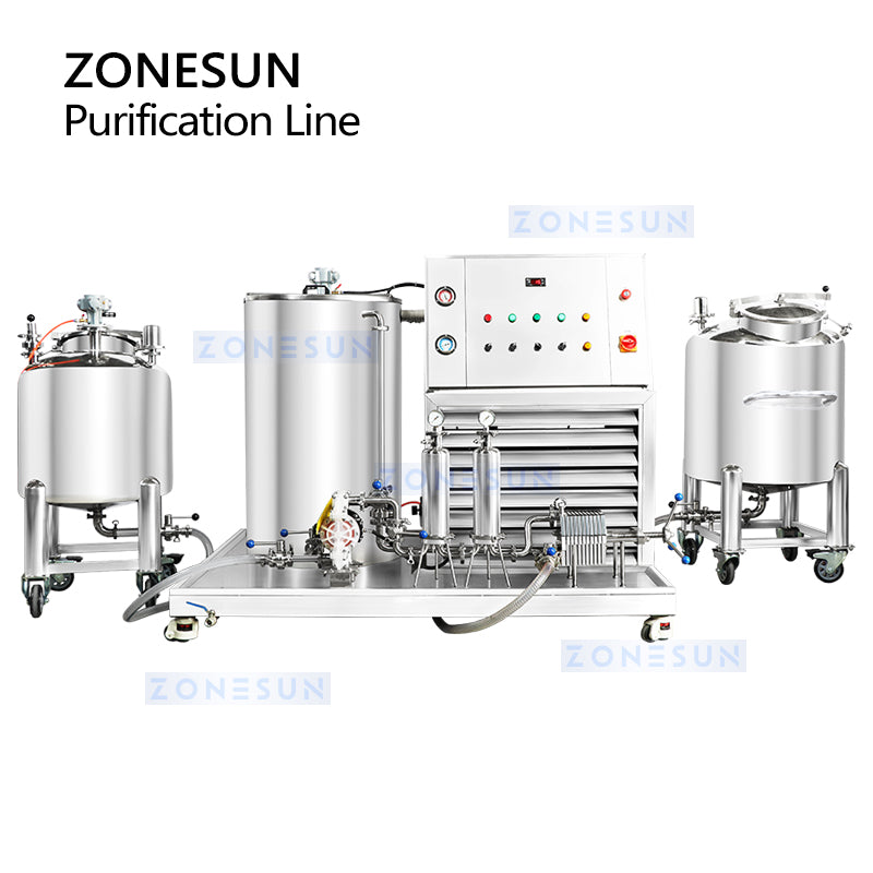 ZONESUN ZS-FAL180W Automatic Perfume Mixing Cooling and Filtration Machine  Fragrance Production Line