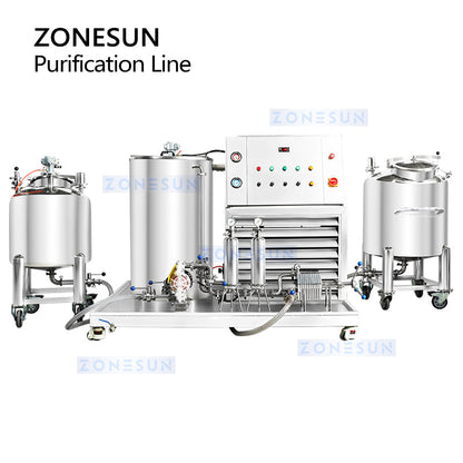 ZONESUN ZS-FAL180W Automatic Perfume Mixing Cooling and Filtration Machine  Fragrance Production Line
