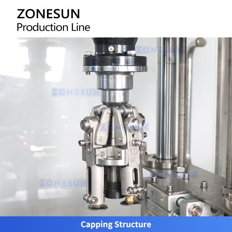 ZONESUN ZS-FAL180G2 Automatic Oil Bottle Filling, Capping & Labeling Line