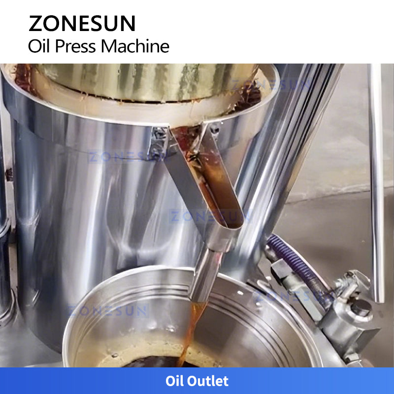 ZONESUN ZS-ZY20A Industrial Hydraulic Olive Oil Pressing Machine for Peanut, Coconut & Seed Oils