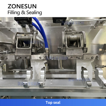 ZONESUN ZS-SPFC2 Automatic Spout Pouch Bag Forming Liquid Filling and Sealing Machine For Beverage, Cosmetic