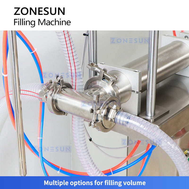 Zonesun ZS-YTFS1D Semi‑Auto Stand Piston Viscous Liquid Filling Machine