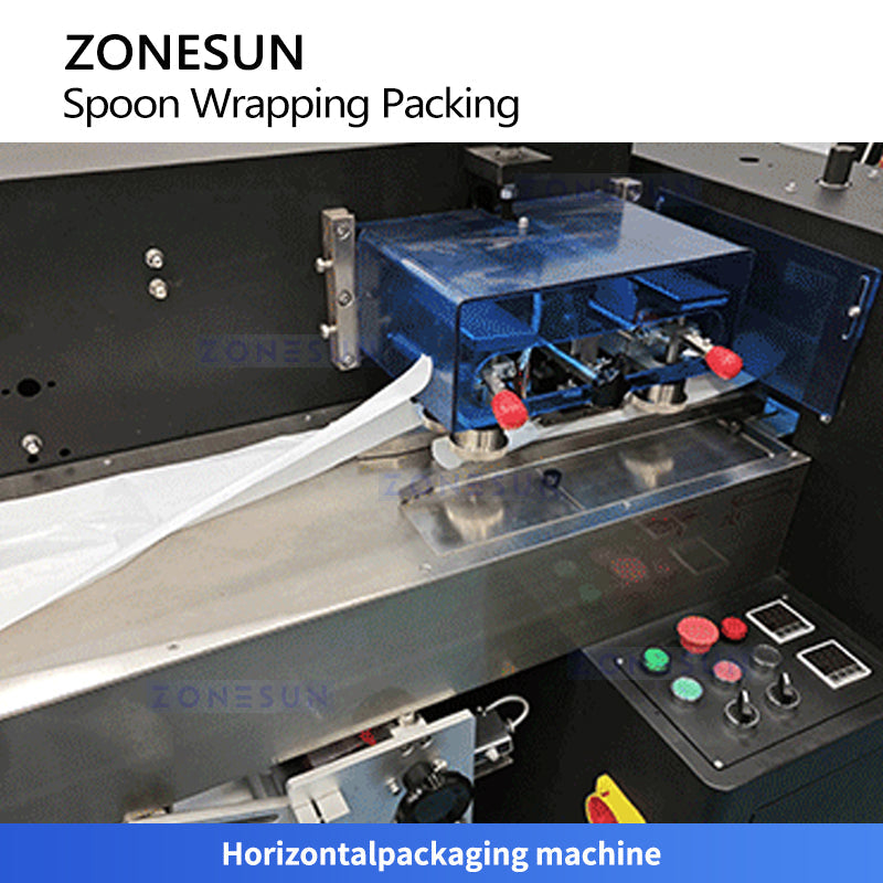ZONESUN ZS-DFSP350 High-Speed Disposable Cutlery Wrapping Machine for Tableware Sets