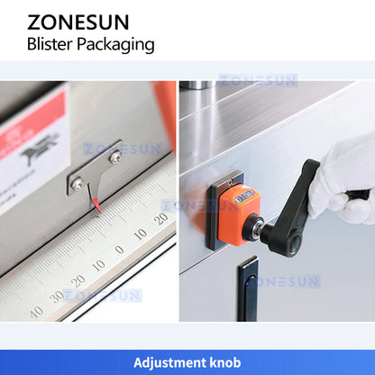 ZONESUN ZS-DPP270L Horinzontal Liquid or Paste Raluminum Blister Packing Machine
