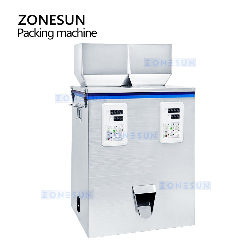 ZONESUN ZS-GWF2 Dual-Hopper Granule Filling Weighing Machine