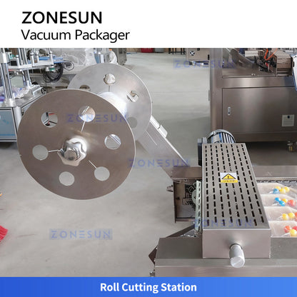 ZONESUN ZS-DLZ420 Automatic Product Vacuum Shrink Packaging Machine