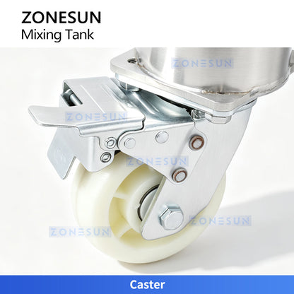 ZONESUN ZS-MB800L 800L Commercial Mixing and Supply Tank, Heavy-Duty Liquid Soap, Shampoo & Sauce Storage Vessel