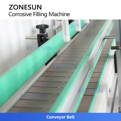 ZONESUN ZS-YTCR12A Automatic Corrosive Liquid Filling Machine Chemicals Gravity Filler