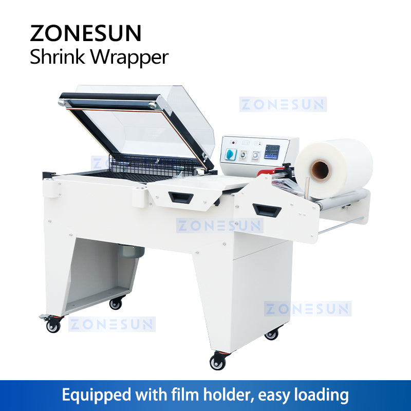 ZONESUN ZS-SX5540 Semi‑Automatic L Bar Sealer with Heat Shrinker