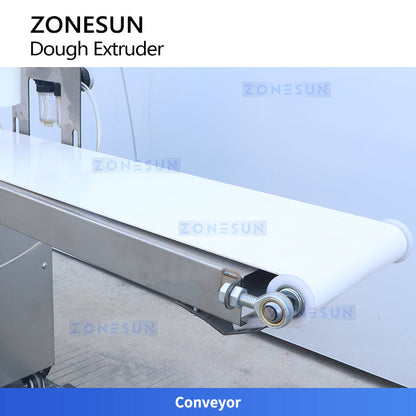 ZONESUN ZS-ECM2 Dough Extruder Machine for Cookies Breadsticks with Adjustable Mold Industrial Bakery Equipment 5-500g Customized