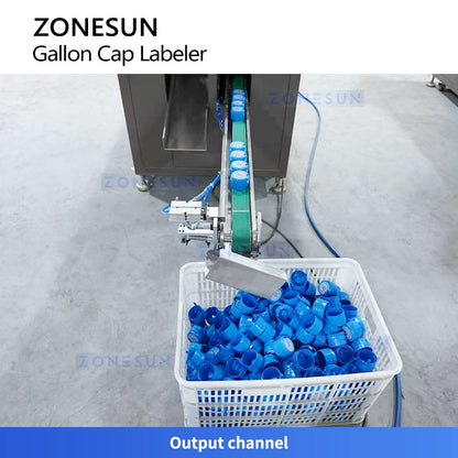 ZONESUN ZS-TB5C High-Speed Automatic Gallon Bottle Cap Label Machine