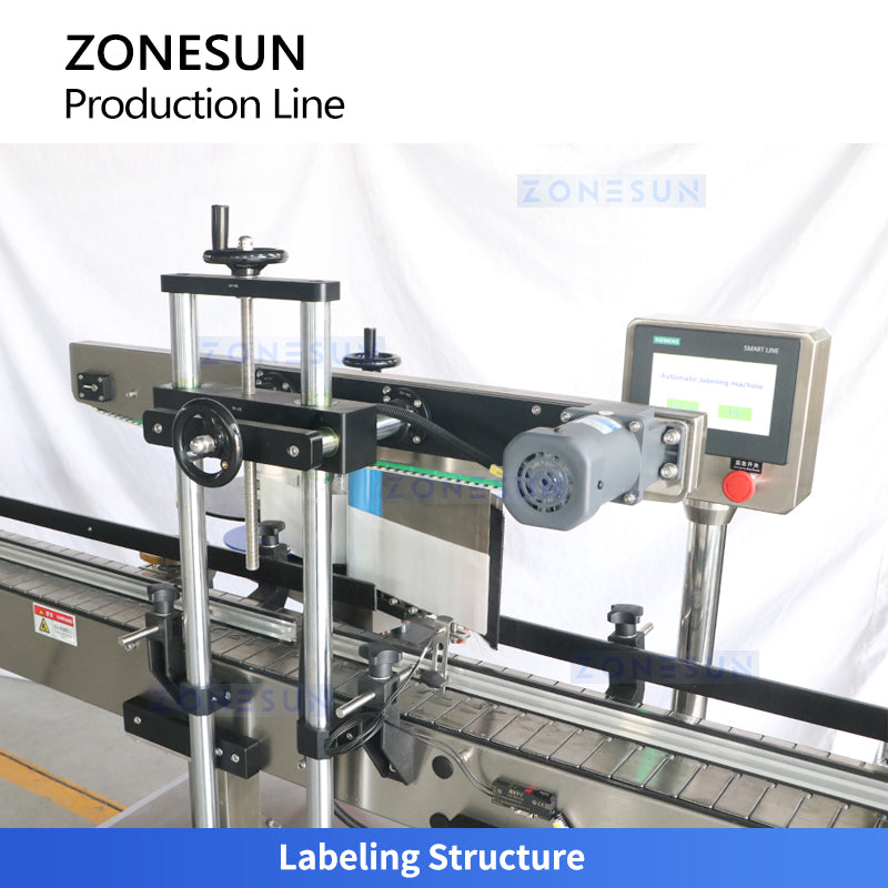 Zonesun ZS‑FAL180Z10 Servo Filler Capper & Labeller for F‑Style Bottle