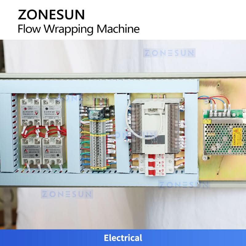 ZONESUN ZS-ZB350S Automatic Servo Horizontal Flow Wrapper for Air Bubble Film Packaging