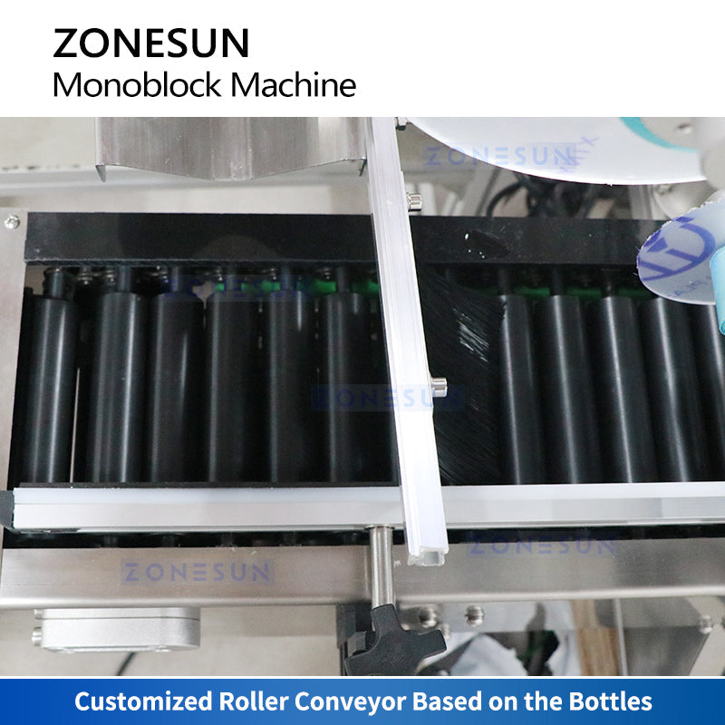 Zonesun ZS-AFCL4 Automatic Test Tube Monoblock Machine Roller Conveyor