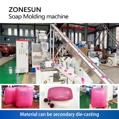 Zonesun ZS‑SM120 Automatic Soap Bar Maker with Customizable Molds