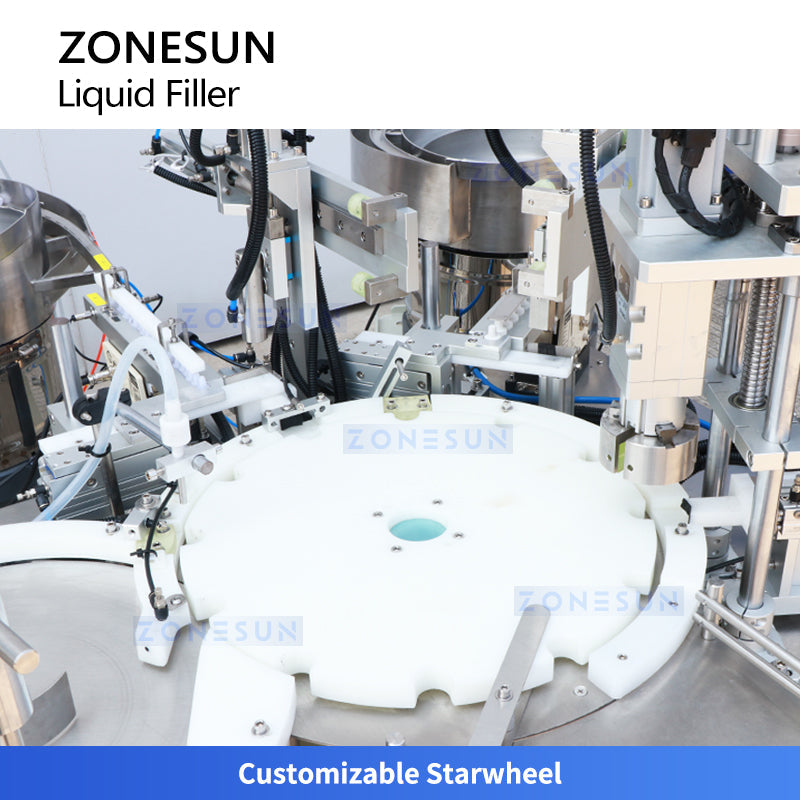 ZONESUN ZS-AFC7-1 Compact Liquid Filler Capping Machine for Eye Drops & Oils