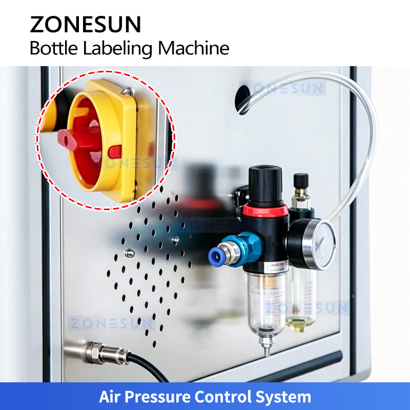 Zonesun ZS-TB806 Halbautomatische zweiseitige Etikettiermaschine