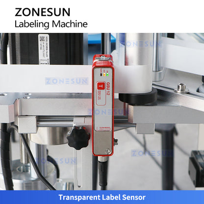 ZONESUN ZS-TB833F Corner Labeling Machine for Cosmetic Box Security Sealing Labeler