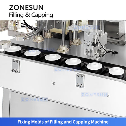 ZONESUN ZS-AFC48 Automatic Small Bottle Tube Oral Liquid Bottles Filling and Capping Machine