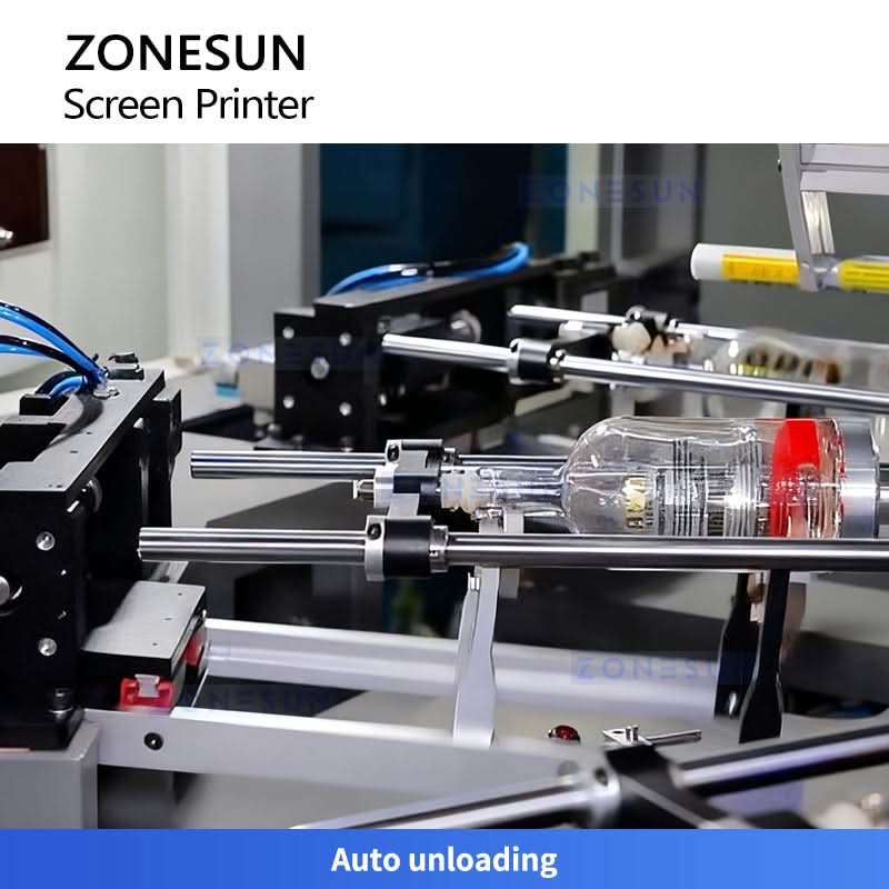 ZONESUN ZS-SWP4 Multi-Color Bottle Screen Printer & Hot Stamper