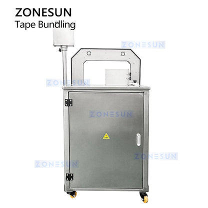 Zonesun ZS-KZM30 Automatic Tape Bundling Machine, Ultrasonic Heat-Seal