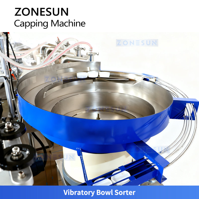 ZONESUN ZS-XG440H2 Automatic Capping Machine for Oil Drum F-Style Bottles