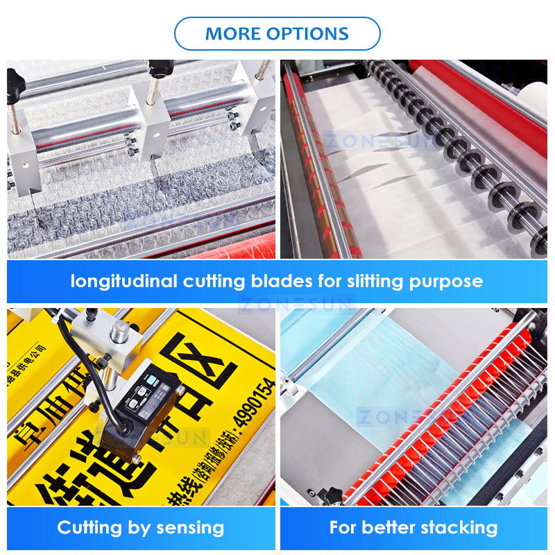 Zonesun ZS-DBC300 Multi‑Material Roll to Sheet Cutting Machine